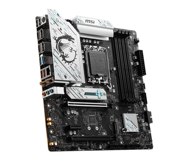 MSI Płyta główna B760M GAMING PLUS WIFI s1700 4DDR5 DP/HDMI mATX - 1243706 - zdjęcie 2